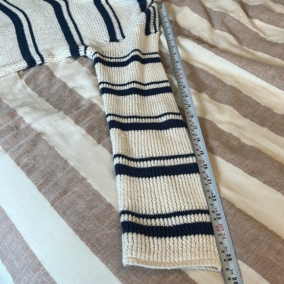 Vince Racked
Ribbed Stripe Cotton Knit Pullover Blue and White Size Small - Picture 11 of 12